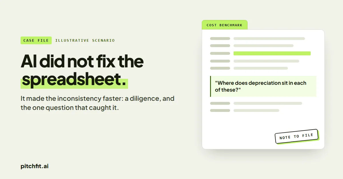 AI did not fix the spreadsheet. It made the inconsistency faster.