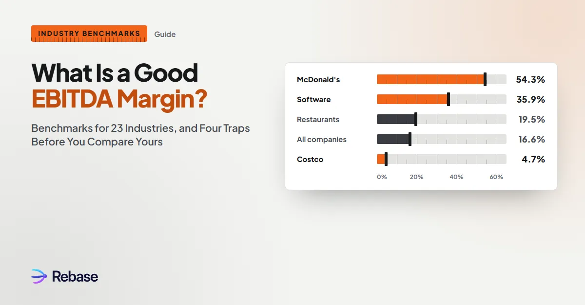 What Is a Good EBITDA Margin? Benchmarks for 23 Industries, and Four Traps Before You Compare Yours